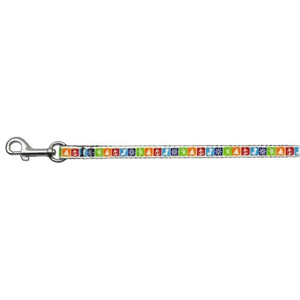 Unconditional Love Classic Christmas Nylon and Ribbon Collars . .38 in.  wide x 6 Leash UN751519